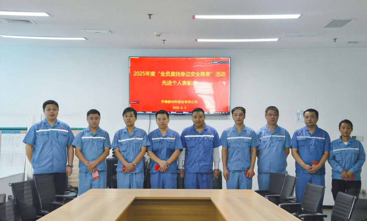 人人查隱患 安全靠大家 ——公司表彰“全員查隱患”活動先進個人